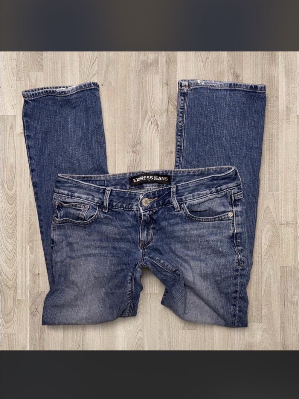 Express Low Rise Bootcut Jeans | Size 6S
